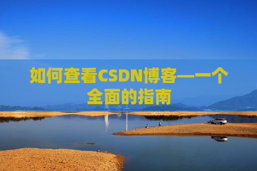 如何查看CSDN博客—一个全面的指南